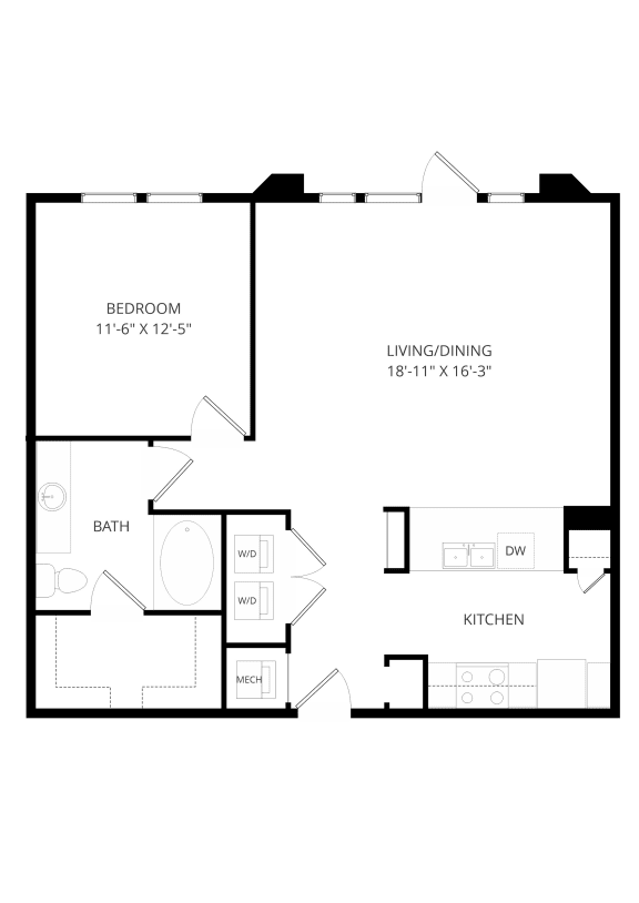 Floor Plans The Crosby at the Brickyard Apartment Homes Farmers